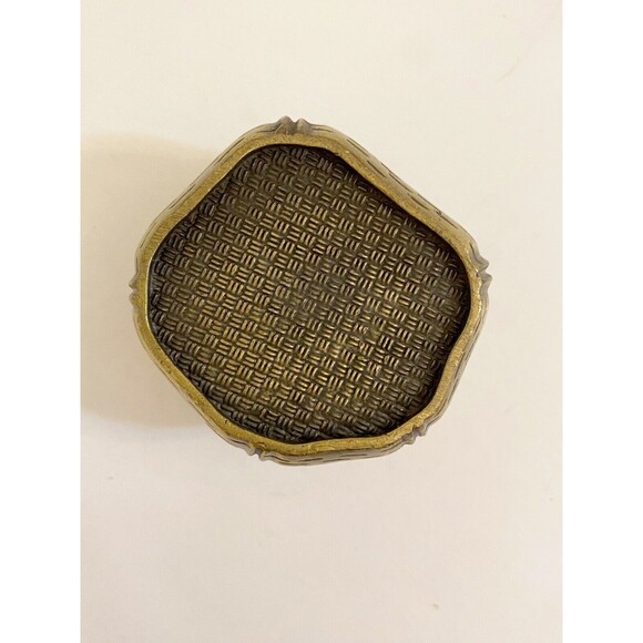 Floral Trinket Box Crystal Center - Picture 4 of 7